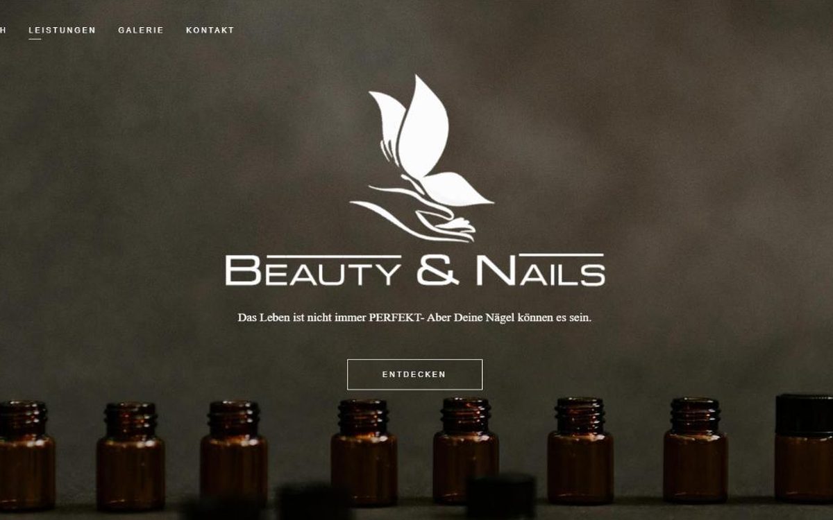 Startseite von Beauty and Nails